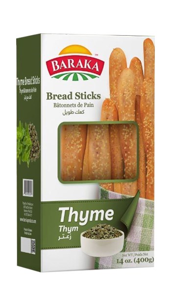 Breadsticks W/Thyme "Baraka" 400g x 12